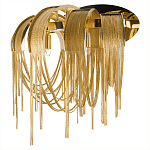 Бра с металиическими цепочками и дугообразными элементами Atlantis Chain варинант исполнения - 9 | Loft Concept в Твери