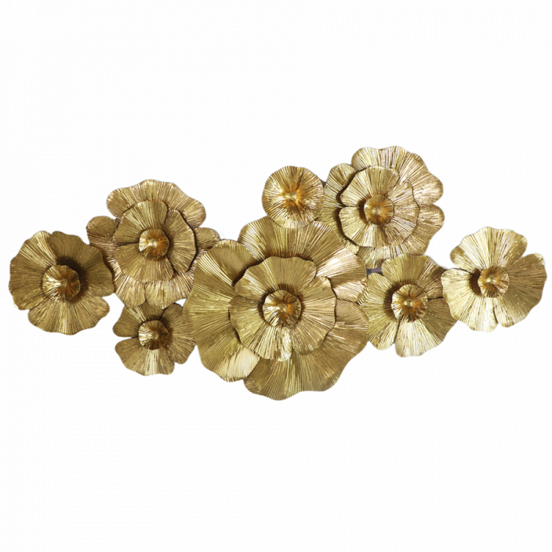 Панно настенное Blank Sheet Delicate Flower Золотой Панно настенное Blank Sheet Delicate Flower Золотой в Твери | Loft Concept