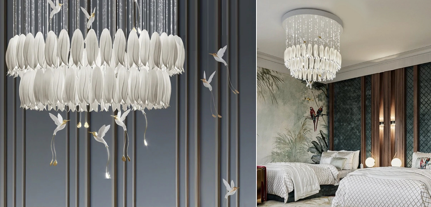 Люстра c Птичками Колибри Sagarti Contemporary chandelier ALBA Flowers & Birds Люстра c Птичками Колибри Sagarti Contemporary chandelier ALBA Flowers & Birds - Loft-Concept в Твери