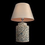 Настольная лампа цилиндрическая с цветочной росписью Lamp Flower Painting варинант исполнения - 5 | Loft Concept в Твери