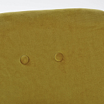Кресло велюровое горчичного цвета Diaspro Mustard Armchair варинант исполнения - 5 | Loft Concept в Твери