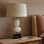 Настольная лампа на фигурном мраморном основании Conundrum варинант исполнения - 4 | Loft Concept в Твери