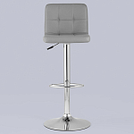 Барный стул с сиденьем серого цвета Honory варинант исполнения - 3 | Loft Concept в Твери