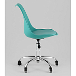 Офисный стул на металлическом основании EGGERY Blue пластик варинант исполнения - 4 | Loft Concept в Твери