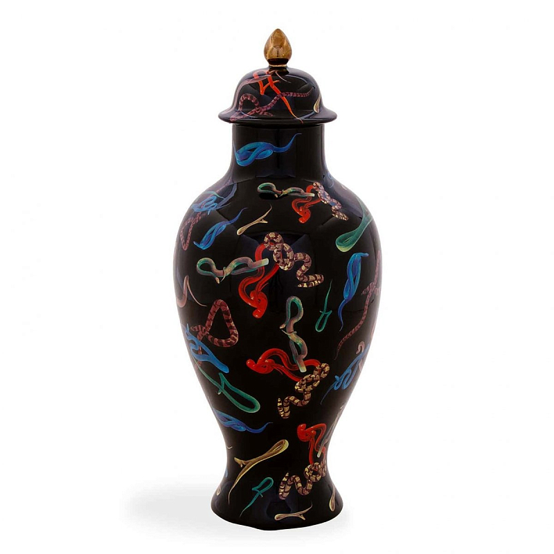 Ваза Seletti Vase Snakes Toiletpaper Мульти Ваза Seletti Vase Snakes Toiletpaper Мульти в Твери | Loft Concept