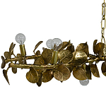 Линейная люстра Brass Eucalyptus Branches Lighting Chandelier варинант исполнения - 2 | Loft Concept в Твери