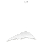 Подвесной светильник с асимметричным волнообразным абажуром и фактурной бахромой по краю Tactile Line варинант исполнения - 8 | Loft Concept в Твери