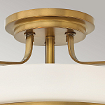 Потолочный светильник с круглым матовым белым плафоном Hinkley варинант исполнения - 2 | Loft Concept в Твери