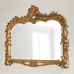 Зеркало настенное в ажурной раме в стиле барокко Ornate Ornaments варинант исполнения - 2 | Loft Concept в Твери