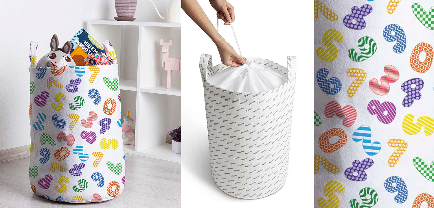 Корзина Colored Numbers Basket Корзина Colored Numbers Basket - Loft-Concept в Твери