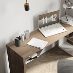 Письменный стол прямоугольный с полочкой под столешницей EcoComb варинант исполнения - 3 | Loft Concept в Твери