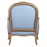 Кресло Ava Classical Armchair light blue velour варинант исполнения - 3 | Loft Concept в Твери