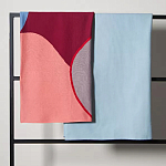 Плед из хлопка с абстрактным принтом Elysian Flow Ember варинант исполнения - 6 | Loft Concept в Твери