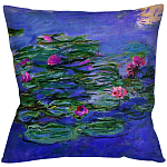 Подушка декоративная с цветочным принтом Impressionism in Art варинант исполнения - 1 | Loft Concept в Твери