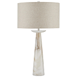 Настольная лампа на конусовидном корпусе с чашей и с тканевым абажуром Daydreaming варинант исполнения - 3 | Loft Concept в Твери