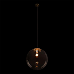 Подвесной светильник со стеклянным прозрачным плафоном в форме шара и золотыми металлическим акцентами 30 ClassiCon варинант исполнения - 3 | Loft Concept в Твери