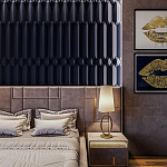 Гипсовая 3D Панель CRYSTAL SYMPHONY B варинант исполнения - 1 | Loft Concept в Твери