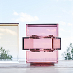 Стол журнальный в форме кубов Acrylic Furniture Lumina Crimson Clarity варинант исполнения - 9 | Loft Concept в Твери