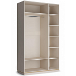 Шкаф 3-х дверный с зеркальными дверями Satin Furniture варинант исполнения - 2 | Loft Concept в Твери