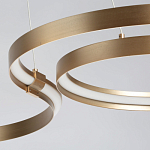 Люстра подвесная светодиодная в виде волнообразной ленты Ribbon Vortex варинант исполнения - 18 | Loft Concept в Твери