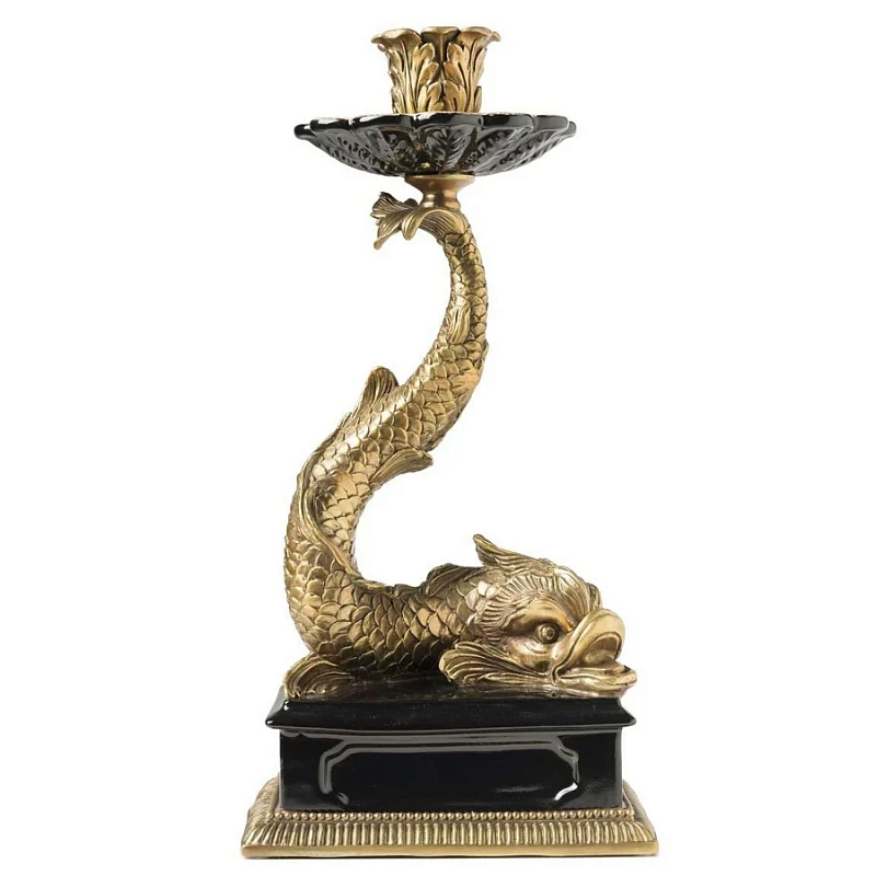 Подсвечник Candleholder Triton Atlanta Черный Бронза Подсвечник Candleholder Triton Atlanta Черный Бронза в Твери | Loft Concept