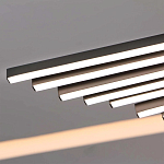 Люстра в виде распахнутых крыльев из тонких металлических планок Flight of Freedom варинант исполнения - 13 | Loft Concept в Твери