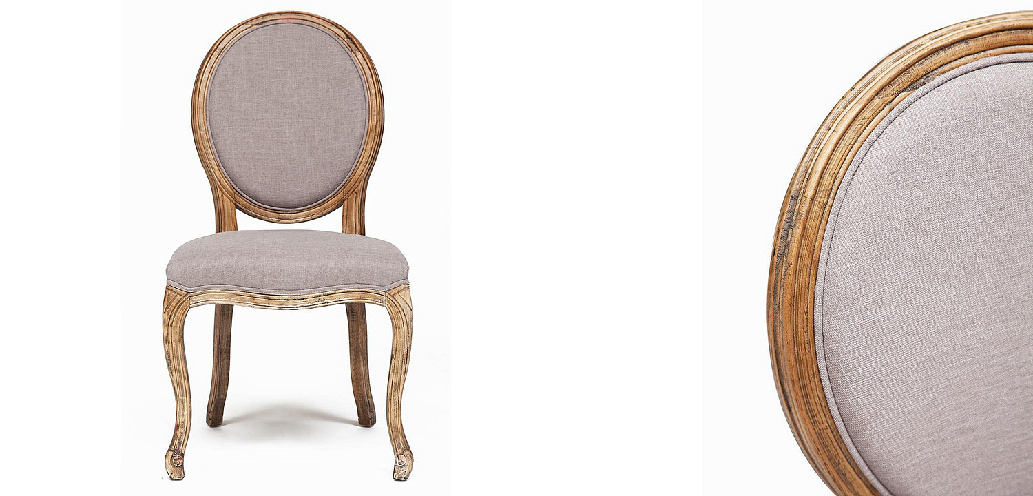 Стул French vintage chair Provence gray Стул French vintage chair Provence gray - Loft-Concept в Твери
