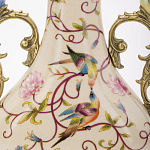 Ваза из фарфора с бронзовыми вставками Eden Garden варинант исполнения - 6 | Loft Concept в Твери