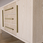 Буфет Primo с тремя ящиками и двумя фасадами Светлый дуб варинант исполнения - 7 | Loft Concept в Твери