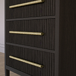 Комод Primo с 3 выдвижными ящиками Темный орех варинант исполнения - 3 | Loft Concept в Твери