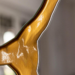 Зеркало кругле с декоративной золотой вставкой Golden Tree варинант исполнения - 2 | Loft Concept в Твери