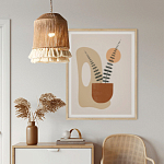 Люстра круглая плетеная с кисточками Small Solar Glow варинант исполнения - 1 | Loft Concept в Твери