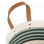 Корзина для хранения с ручками плетеная Interlacement Green  варинант исполнения - 2 | Loft Concept в Твери