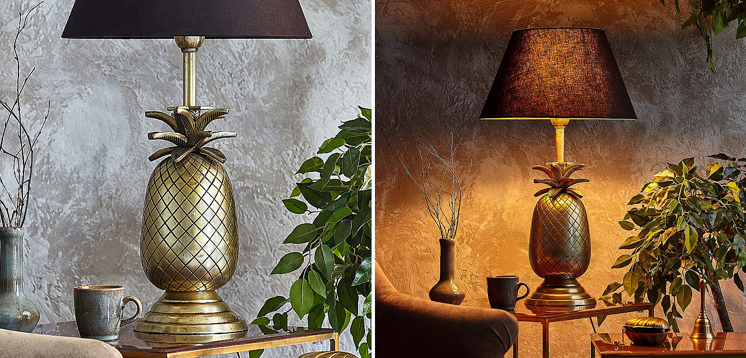 Настольная лампа Pineapple Lampshade Table Lamp Настольная лампа Pineapple Lampshade Table Lamp - Loft-Concept в Твери
