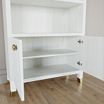 Книжный Стеллаж Elsa Dreams White с задней стенкой варинант исполнения - 3 | Loft Concept в Твери