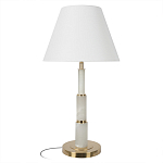 Настольная лампа с белым конусовидным абажуром More Tender варинант исполнения - 1 | Loft Concept в Твери