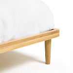 Кровать из массива дуба с пружинным блоком Mateta варинант исполнения - 7 | Loft Concept в Твери