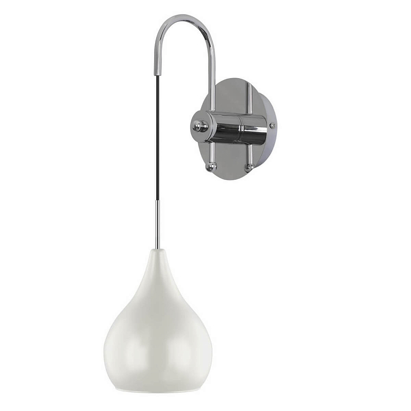 Бра Candiano Milk Sconces Белый Хром Бра Candiano Milk Sconces Белый Хром в Твери | Loft Concept