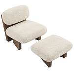 Кресло с оттоманкой Hawaii варинант исполнения - 2 | Loft Concept в Твери