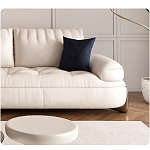 Диван кожаный с каркасом из массива дерева Furniture Medieval варинант исполнения - 4 | Loft Concept в Твери