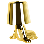 Настольная лампа фигурная цвета золото с гладким абажуром Высота 16 см Sophia варинант исполнения - 6 | Loft Concept в Твери