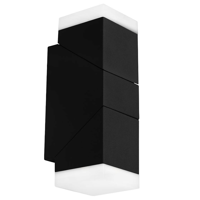 Уличный настенный светильник трансформируемый черного цвета из металла Urban Minimalist Черный Белый Уличный настенный светильник трансформируемый черного цвета из металла Urban Minimalist Черный Белый в Твери | Loft Concept