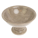Конфетница из бежевого мрамора Stone Candy Bowl варинант исполнения - 2 | Loft Concept в Твери
