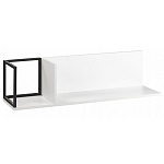 Полка навесная белая открытая Strict Lines  варинант исполнения - 1 | Loft Concept в Твери
