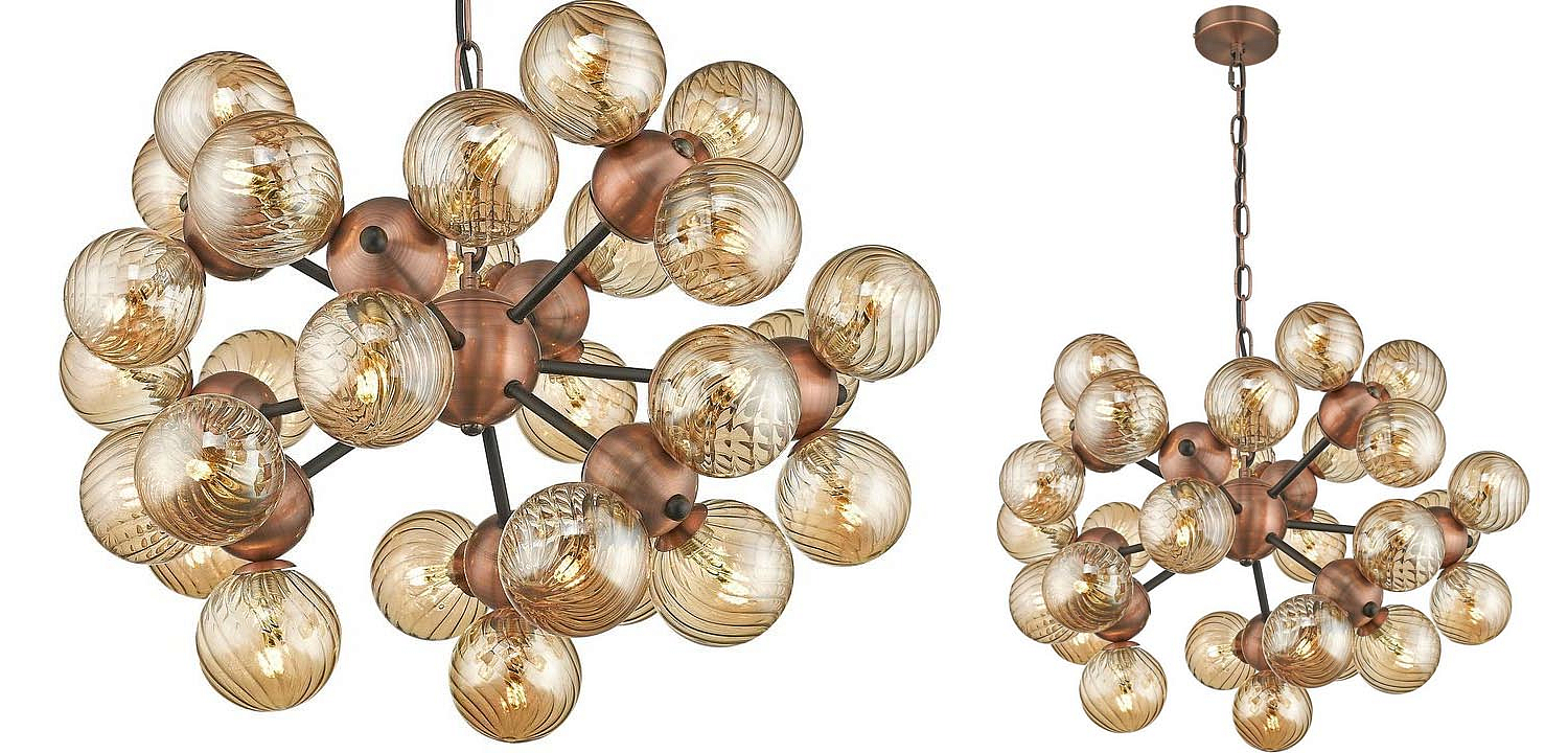 Люстра Berries Chandelier Amber 50 Люстра Berries Chandelier Amber 50 - Loft-Concept в Твери