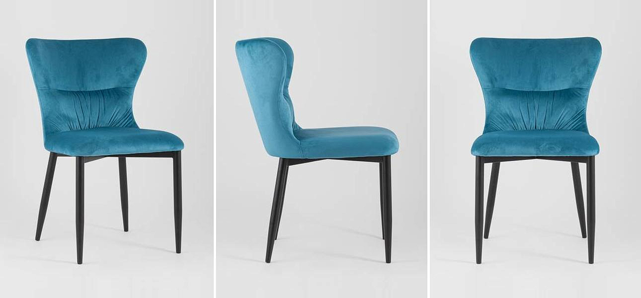 Стул CHANTAL Синий Велюр Стул CHANTAL Синий Велюр - Loft-Concept в Твери