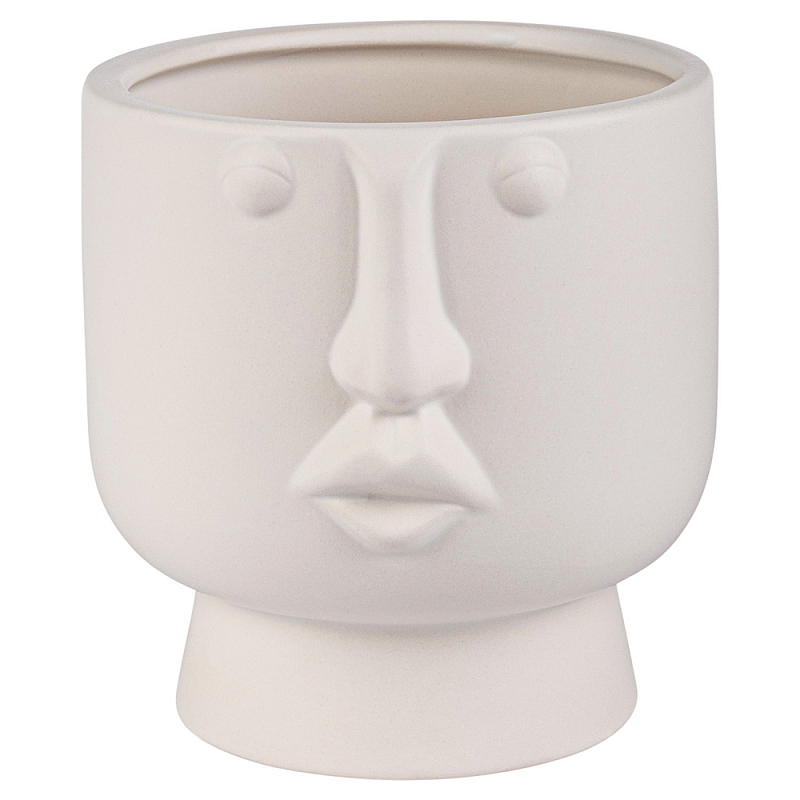 Ваза керамическая Face forever One Белый Ваза керамическая Face forever One Белый в Твери | Loft Concept