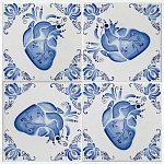 Плитка с узором Мое сердце варинант исполнения - 1 | Loft Concept в Твери