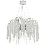 Люстра с хрустальными подвесками Bunch of Crystal Berries Silver Chandelier 8 варинант исполнения - 2 | Loft Concept в Твери