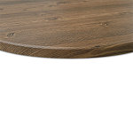 Стол журнальный c коричневой круглой столешницей на трех металлических ножках Charm Coffee Table варинант исполнения - 4 | Loft Concept в Твери